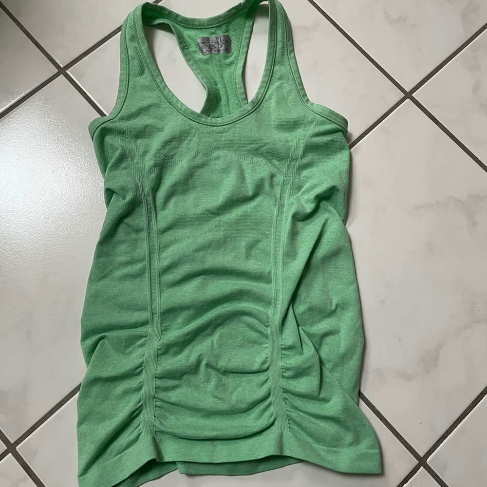 ATHLETA- fastest track tank lily green